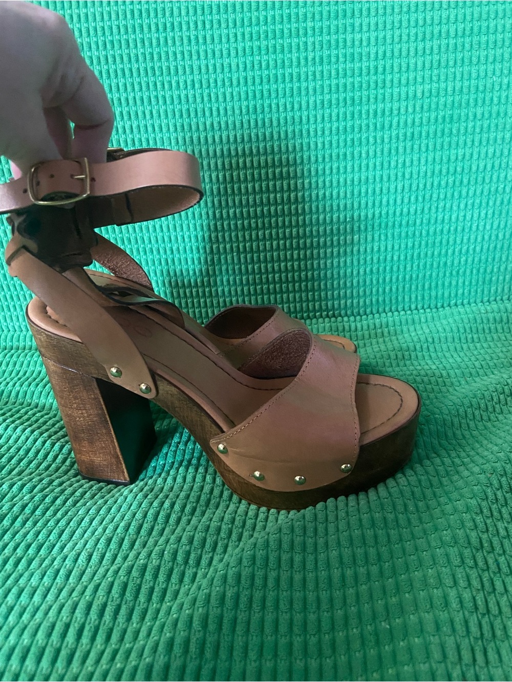 Aldo Tan Platform Ankle-Strap Sandals